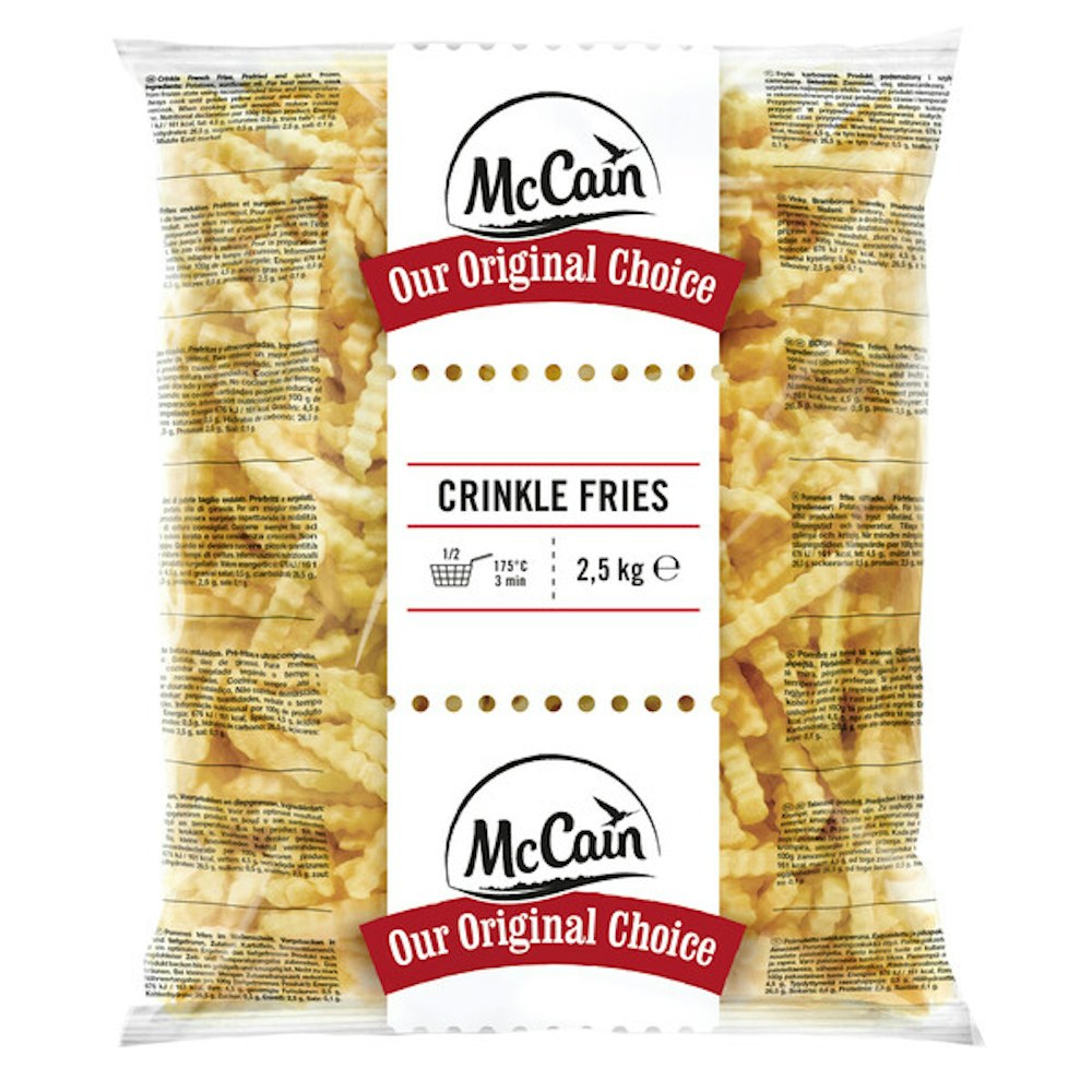 McCain Foods Europe Bv. Crinkle Fries