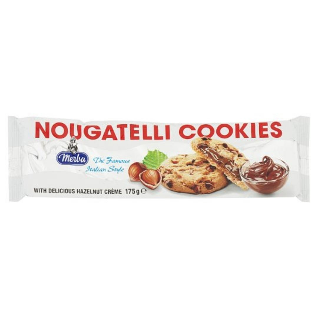 Merba Nougatelli Cookies 175g