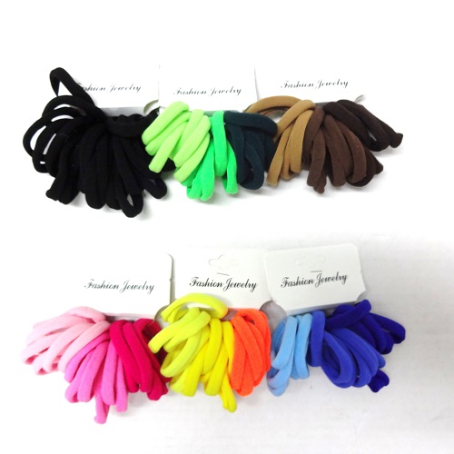 Hair Tie 18ct Asst Clr