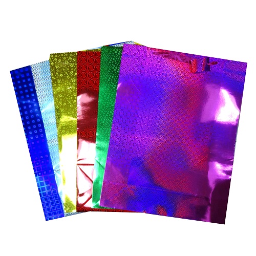Premium Gift Bag Hologram Xl Asst Color
