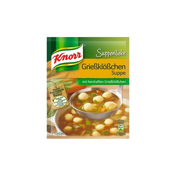 Knorr Griessklösschensuppe Dumpling Soup 36g