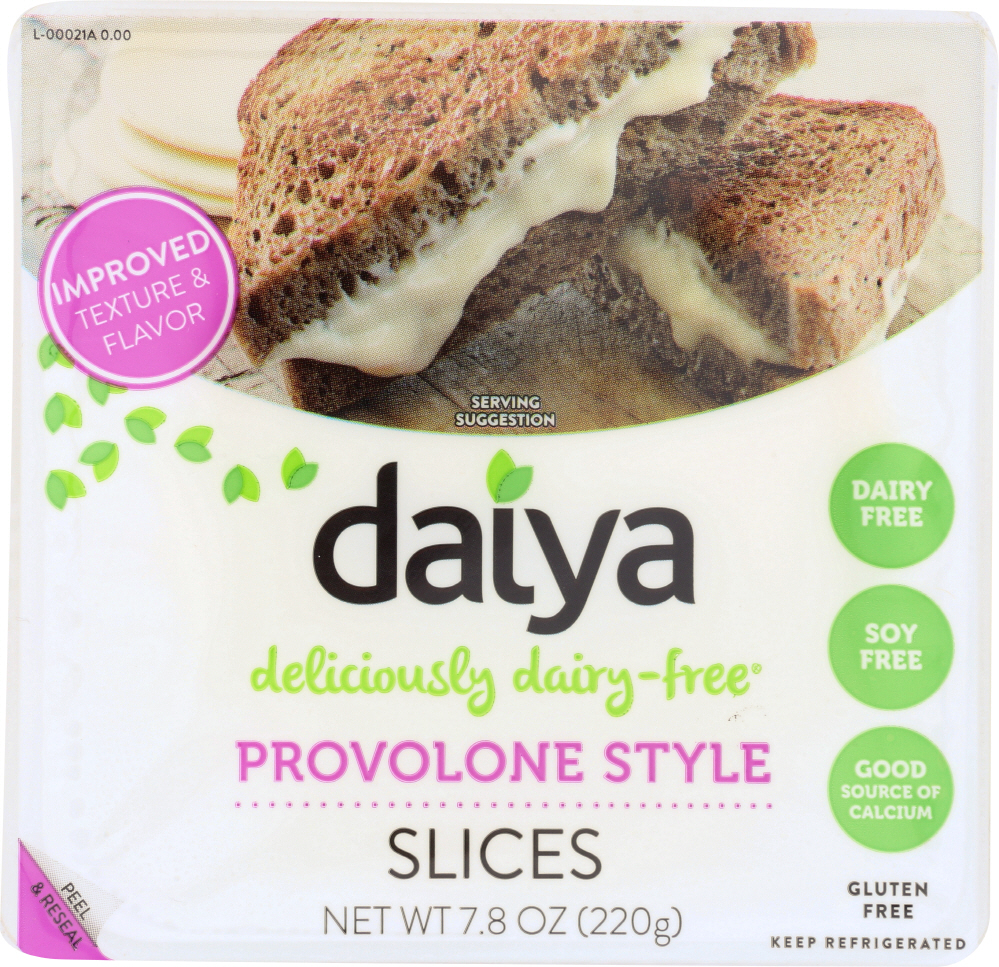 Daiya Deliciously Dairy Free Provolone Style Vegan Cheese Slices