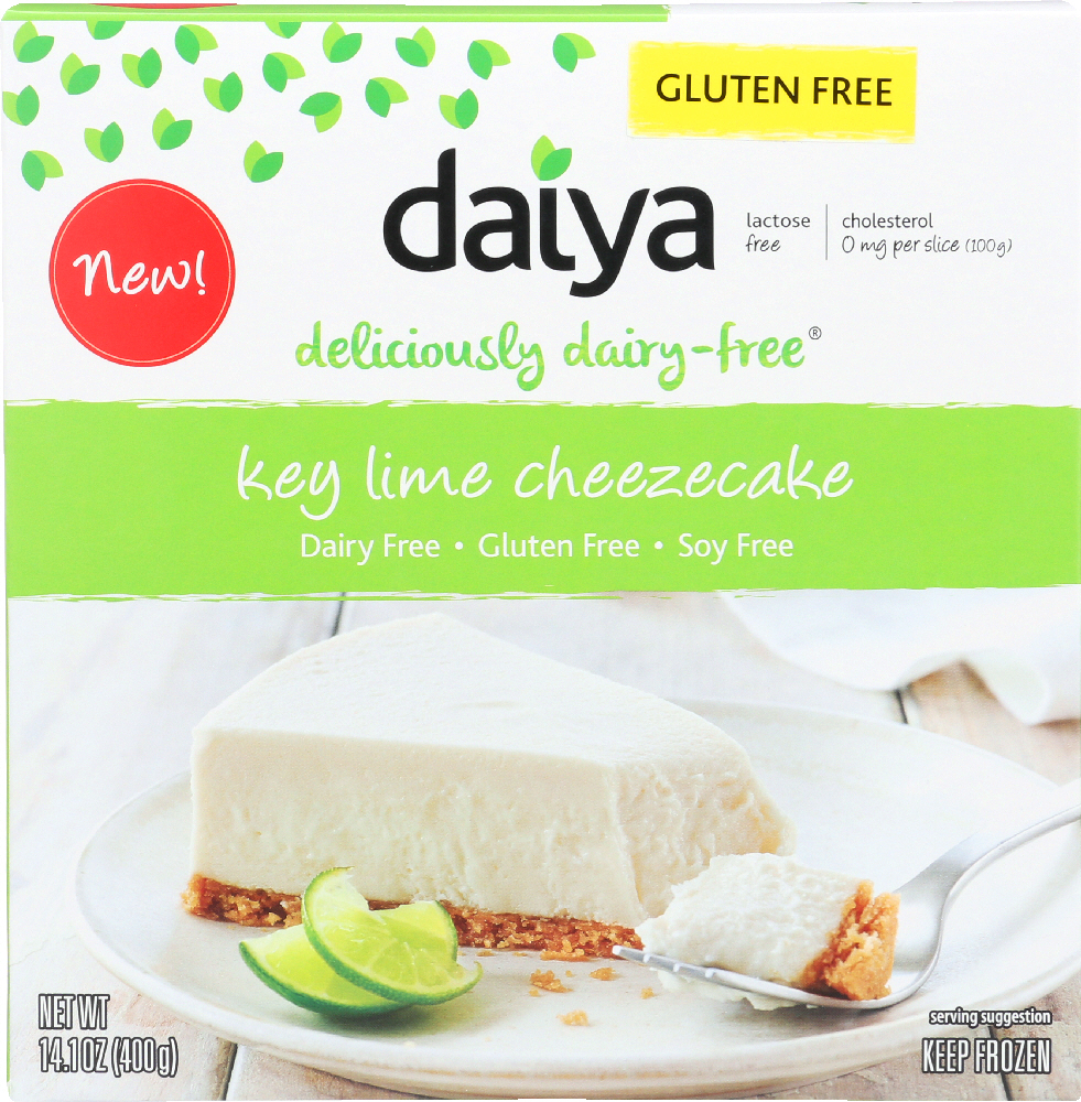 Daiya Dairy-Free Gluten Free Vegan Key Lime Frozen Cheezecake - 14.1oz