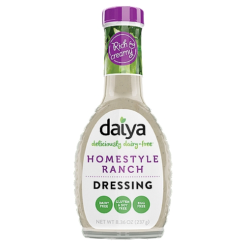 Daiya Dairy Free Homestyle Ranch Vegan Salad Dressing 8.36 Oz