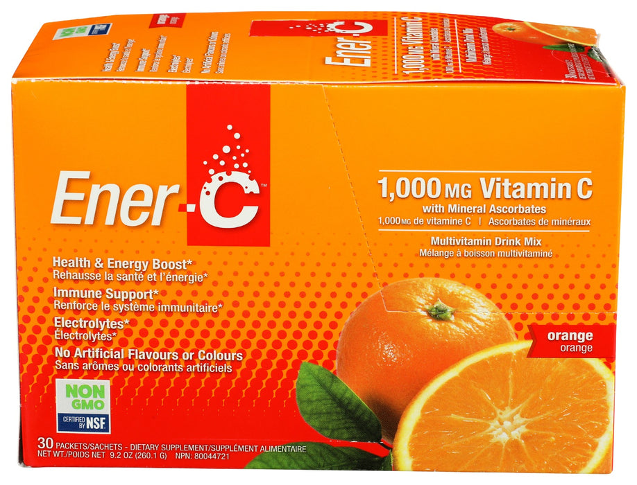 Ener-C 1,000 Mg Vitamin Orange Multivitamin Drink Mix 30 Packets