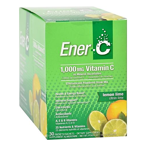 Ener-C 1,000 Mg Vitamin Lemon Lime Multivitamin Drink Mix 30 Packets