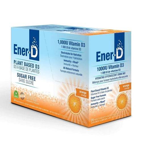 Ener-c D Sugar Free Drink Mix 1000IU Vitamin D3, Orange