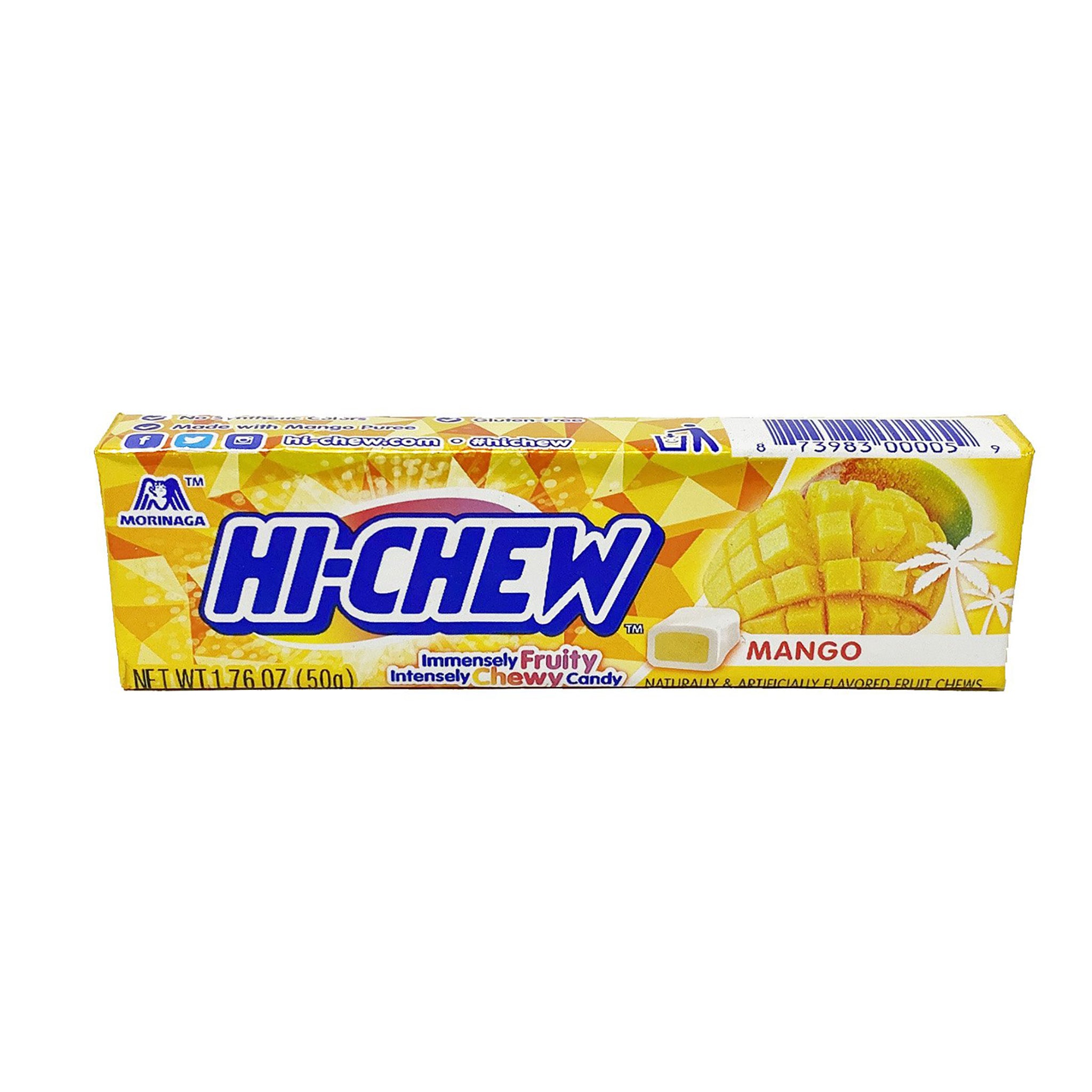 Hi-Chew Fruit Chews Mango Chewy Candy 50g