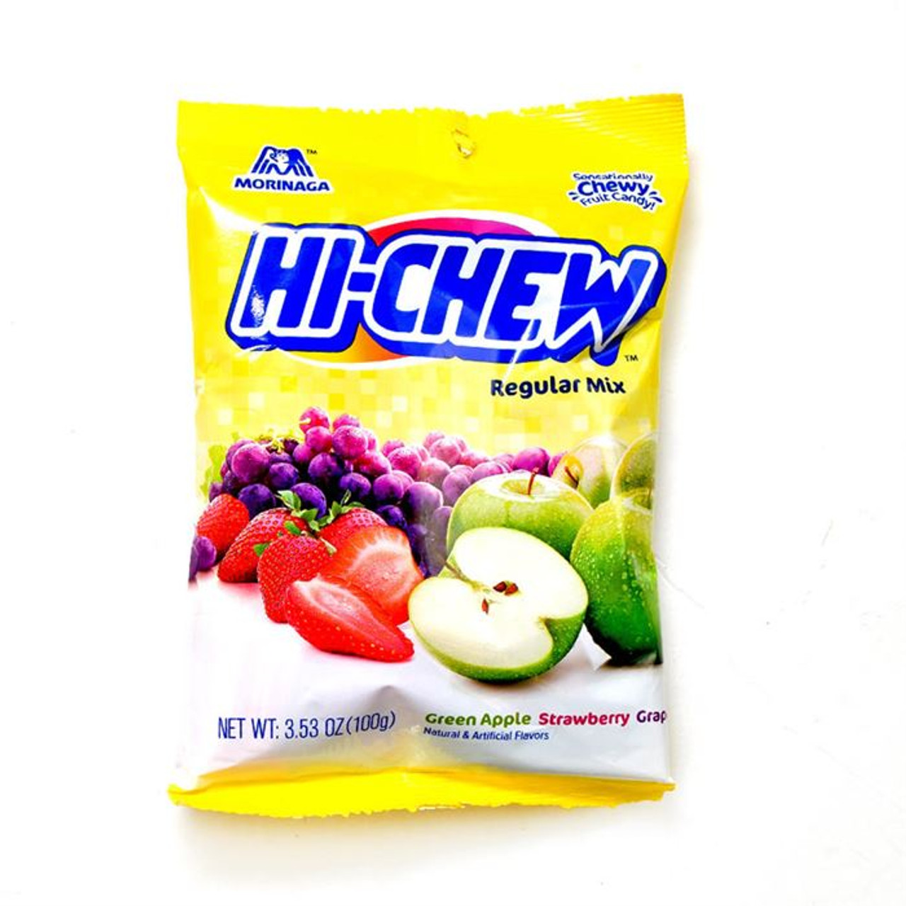 Hi-Chew Strawberry Grape & Green Apple Original Mix Fruit Chews