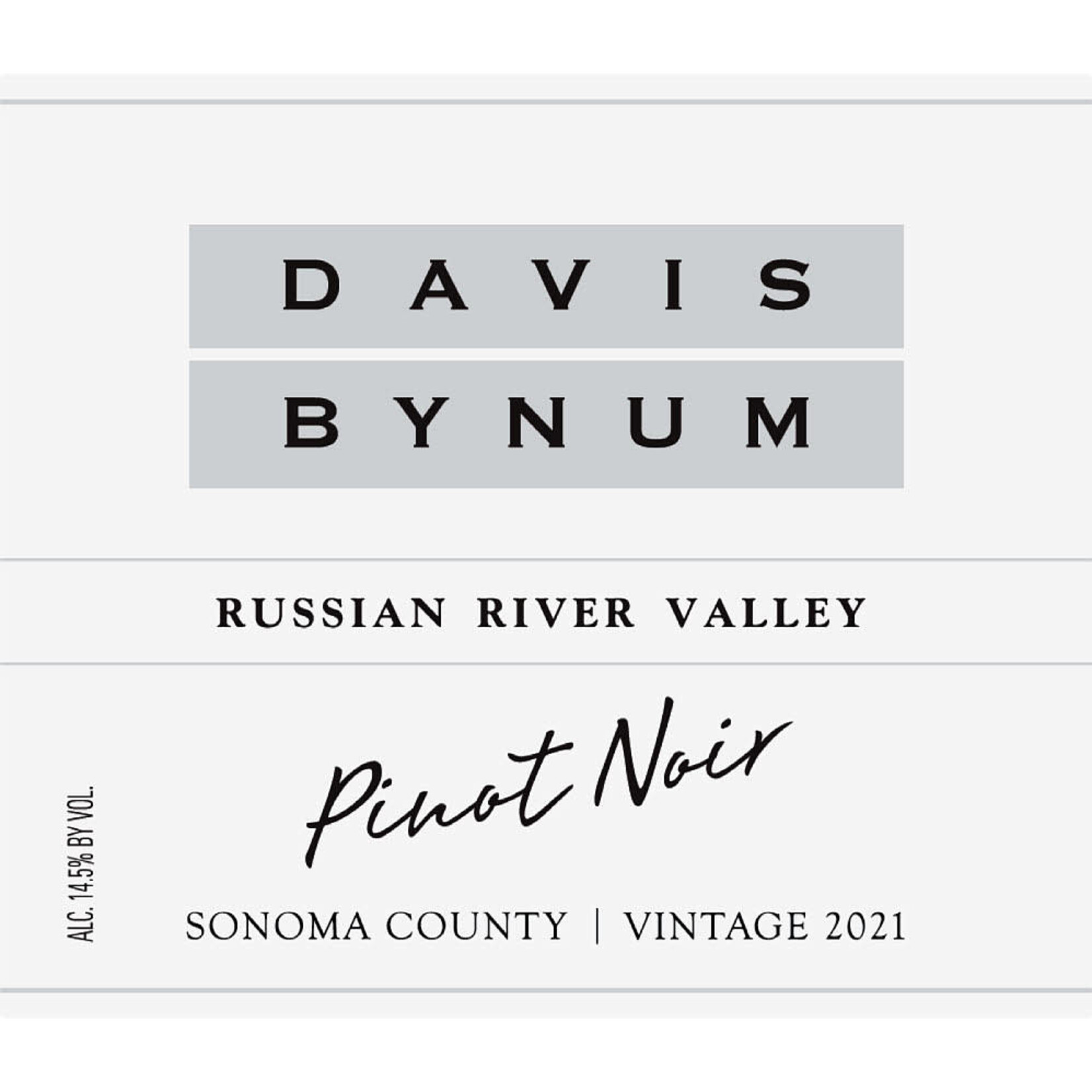 Davis Bynum Pinot Noir Russian River Valley 2021 750Ml