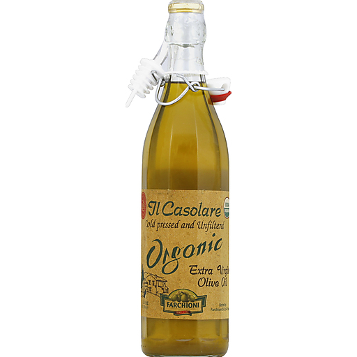 Farchioni Il Casolare USDA Organic Extra Virgin Unfiltered Olive Oil 750ml Bottles From Italy