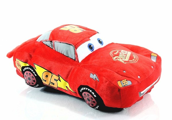 Disney Pixar Car's Lightning McQueen Plush Kids Backpack Buddy
