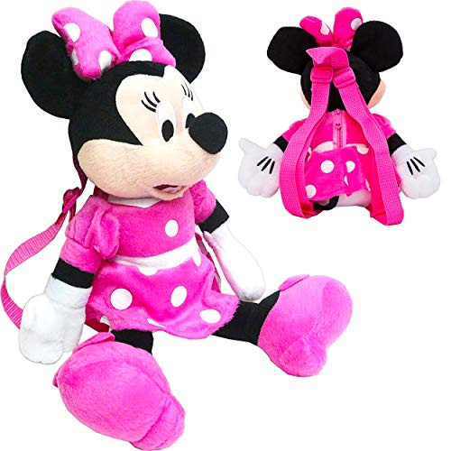 Minnie Mouse Plush Backpack - 3D Backpack - Mininie By Disney