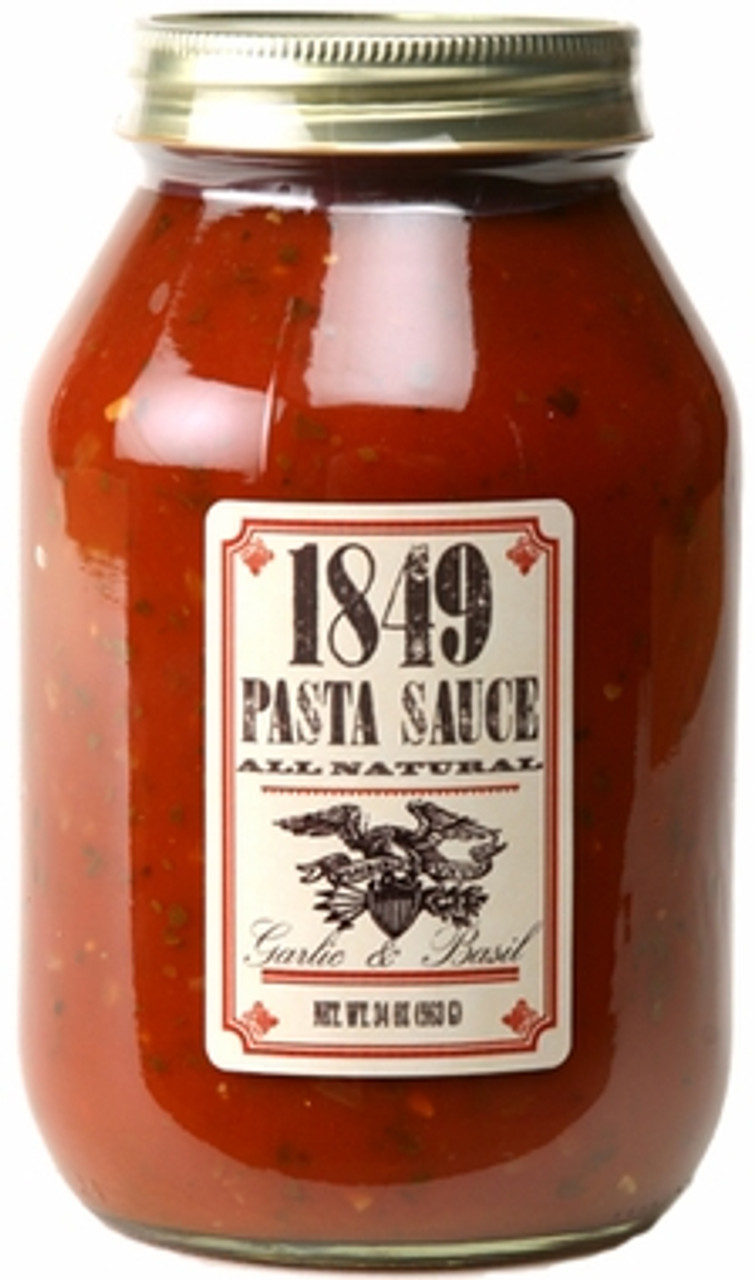 1849 Sauce Brand Natural Garlic & Basil Pasta 34 Oz