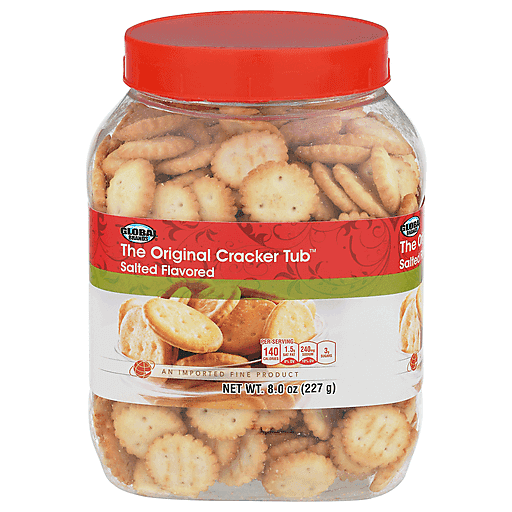 Global Brands Salted Flavored Crackers 8 Oz