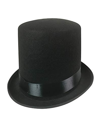 Black Top Hat - Adult Size Large To XLarge