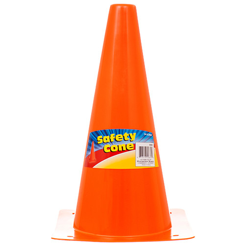 Tool Essentials 12 Plastic Safety Cone High Visibility Orange