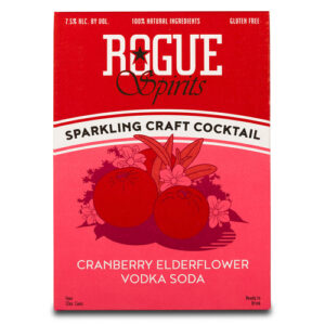 Rogue Cocktails Cranberry Elderflower 4pk-12oz