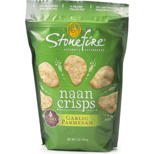 Stonefire Naan Crisps, Garlic Parmesan