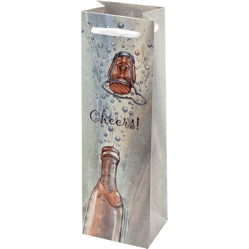 Cakewalk Pop Goes The Party Illustrated Wine Bag
