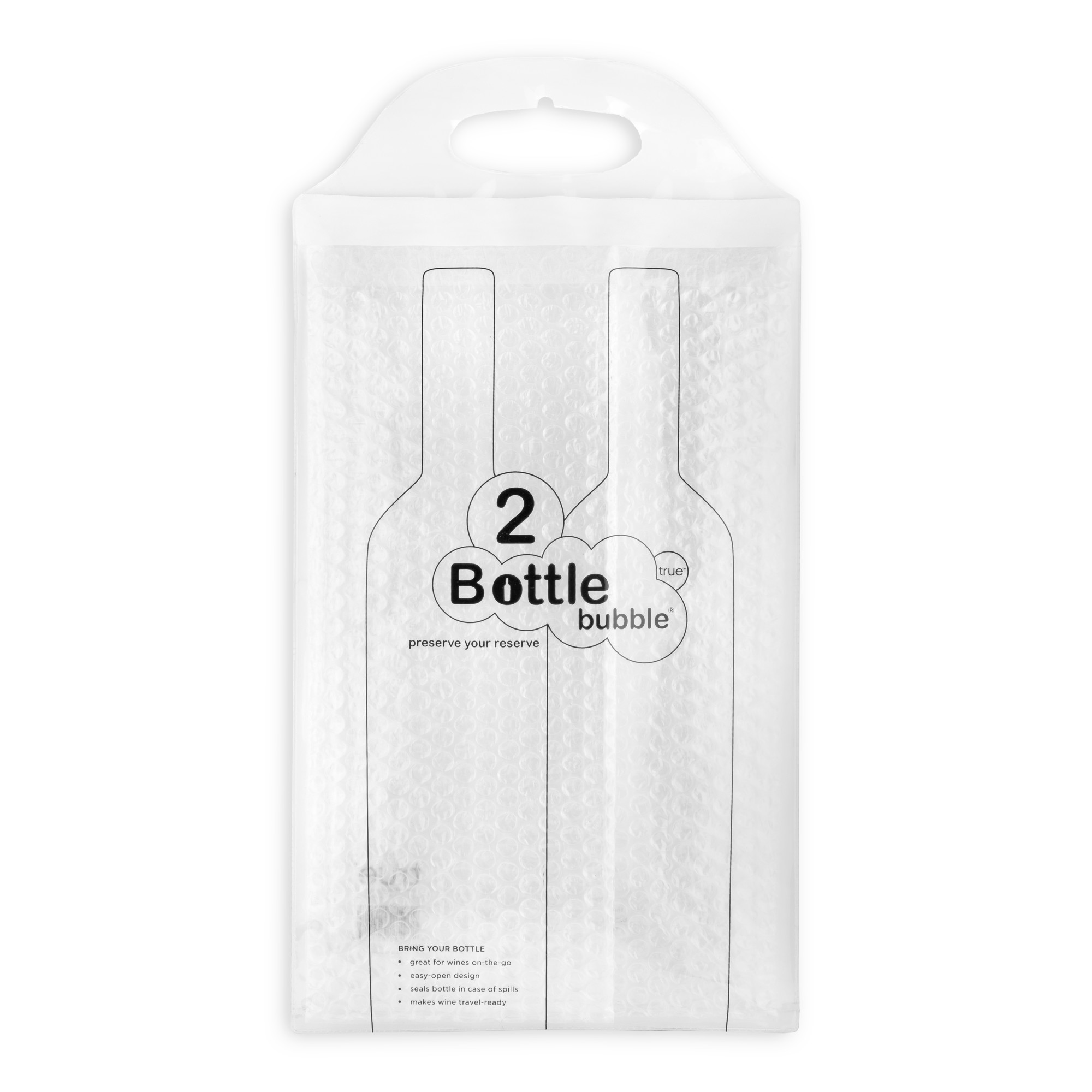 True The Bottle Bubble Protector For Two Bottles