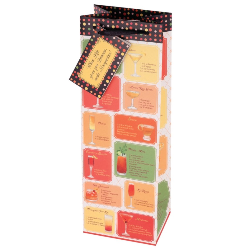Cakewalk Cocktail Creations Illustrated Wine Bag