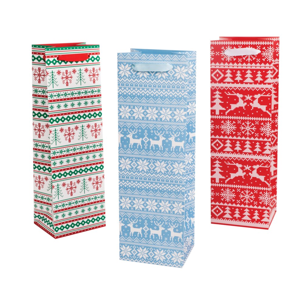 Cakewalk Assorted Sweater Wine Bag