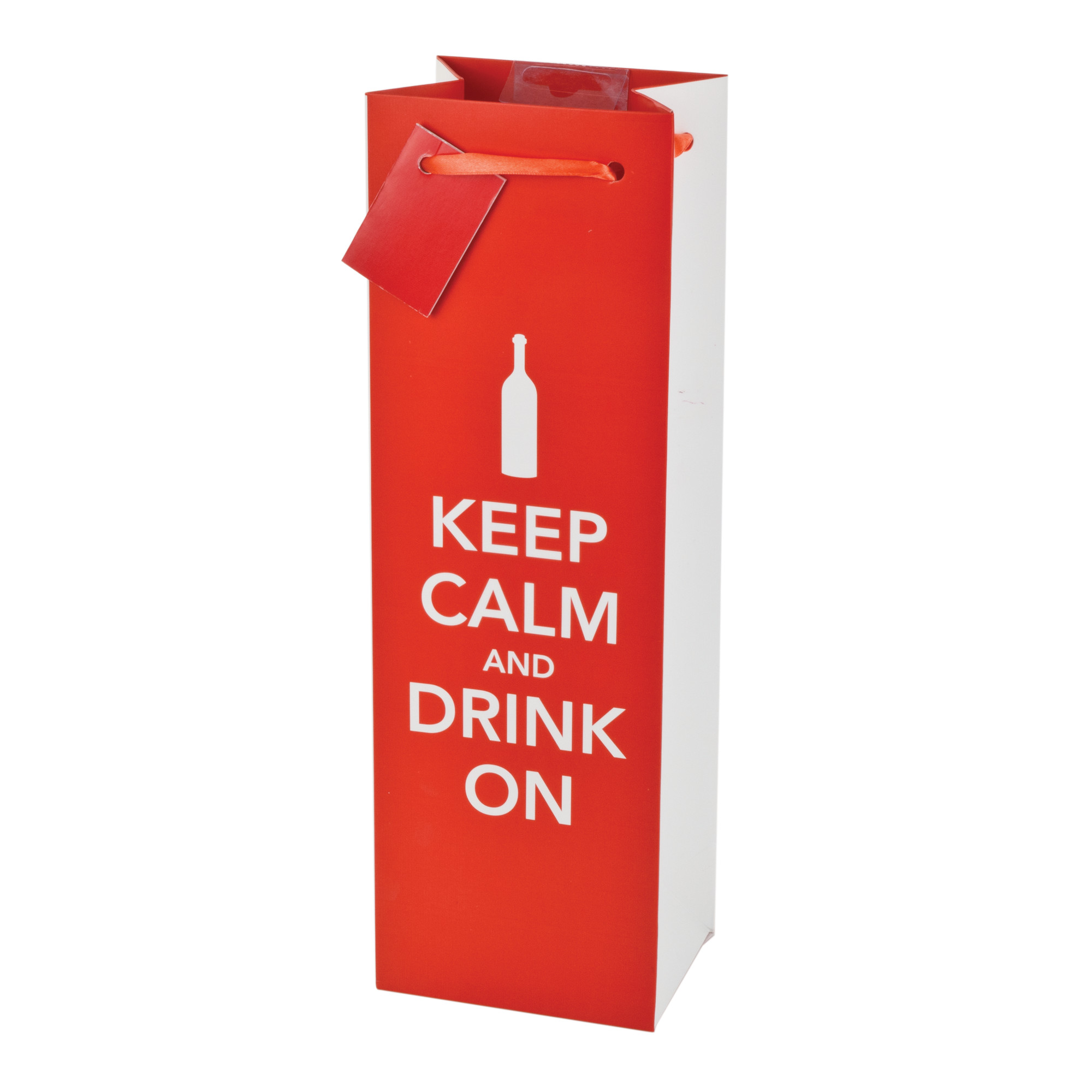 Cakewalk Keep Calm And Drink On Wine Bag