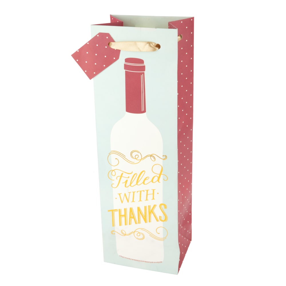 Cakewalk Marketplace: Filled With Thanks Wine Bag