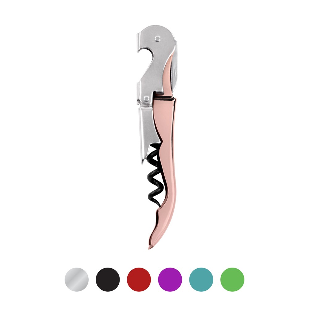 True Brands Truetap Copper Double Hinged Waiter's Corkscrew