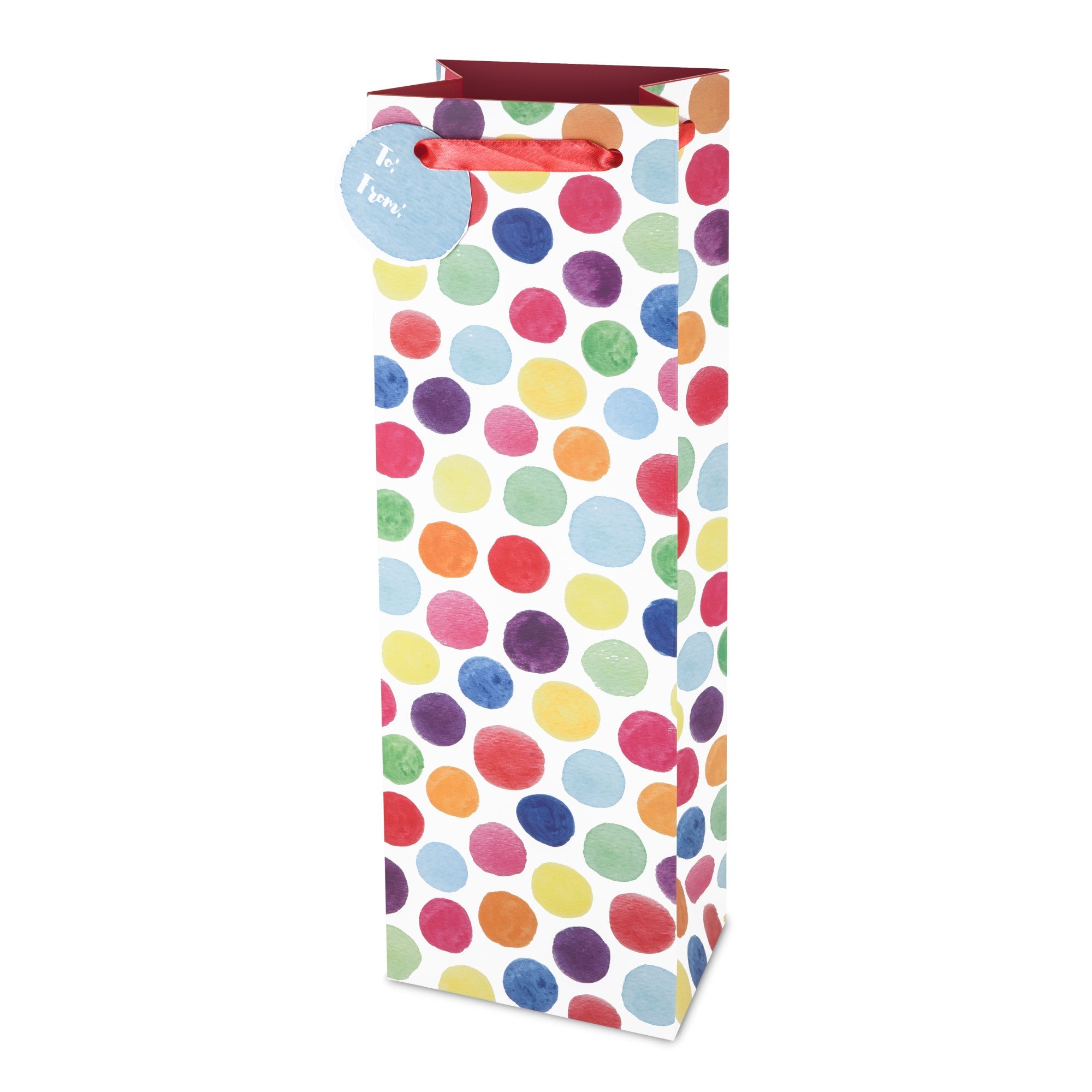 Cakewalk Revel Watercolor Dot Wine Bag