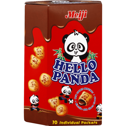 Hello Panda Meiji Chocolate Biscuit, 9.1 Ounce