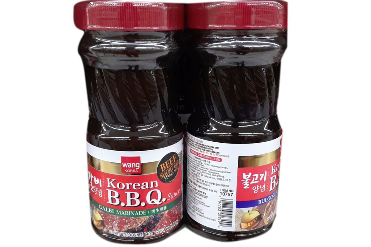 Wang Korean Beef B.B.Q. Sauce X2