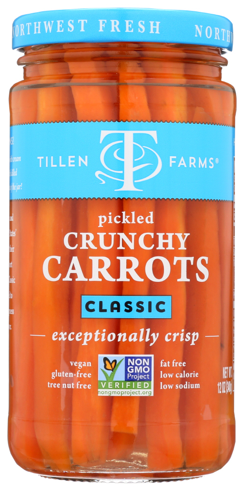 Tillen Farms Crispy Pickled Carrots Classic -- 12 Oz
