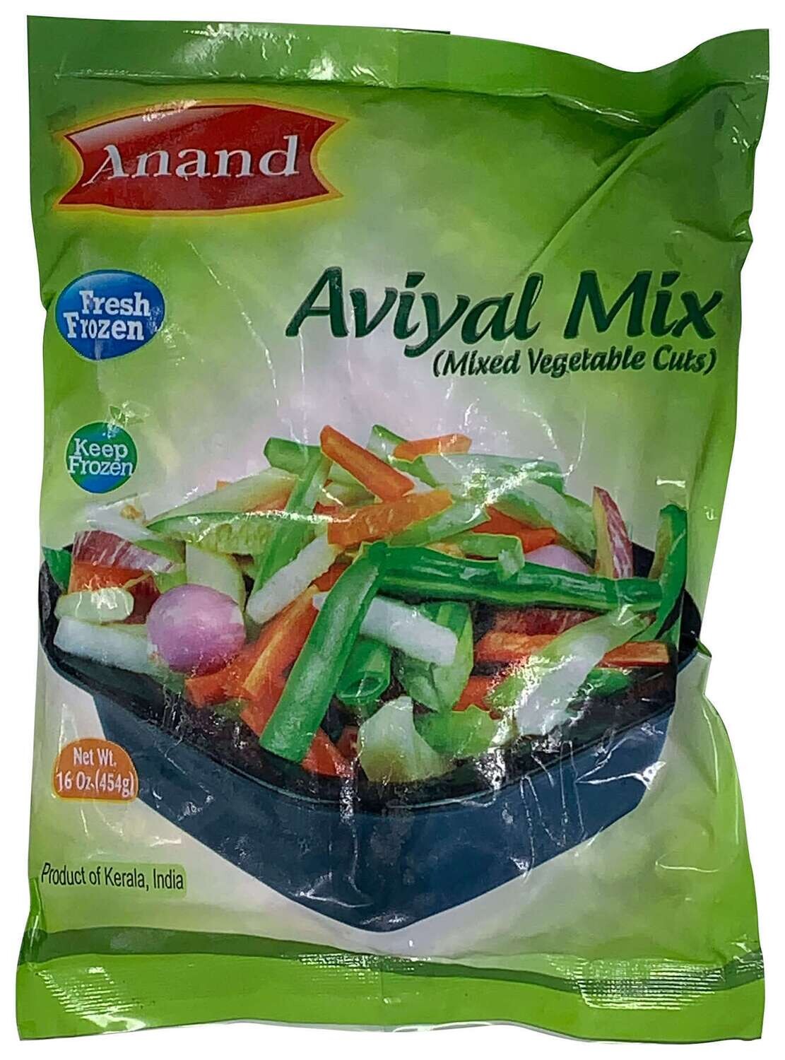Anand Frozen Mix Vegetable (aviyal) 16 Oz