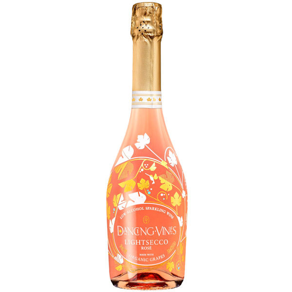 Dancing Vines 12 Bottle Case Lightsecco Rose Low Alcohol Sparkling NV (Spain) W/ Shipping