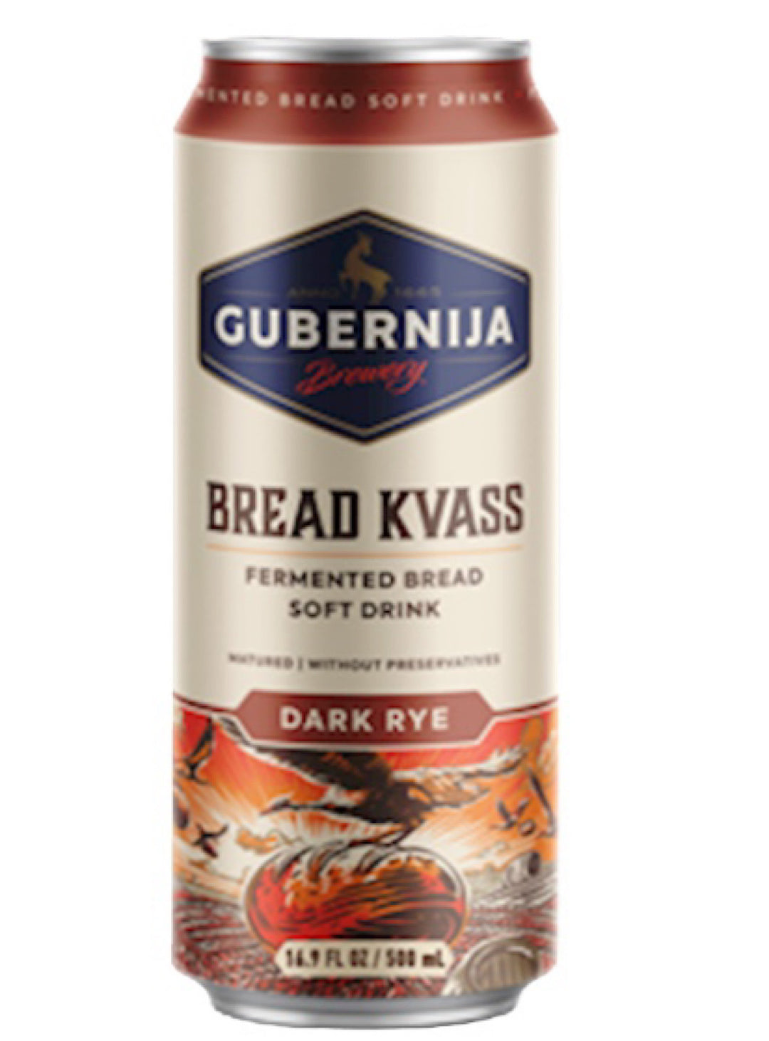 Gubernia Bread Kvass Can - Gubernija - 0.5 Liters