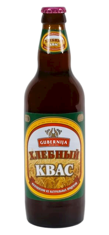 Gubernija Soft Carbonated Drink Kvass Gubernia, Glass – 0.5l
