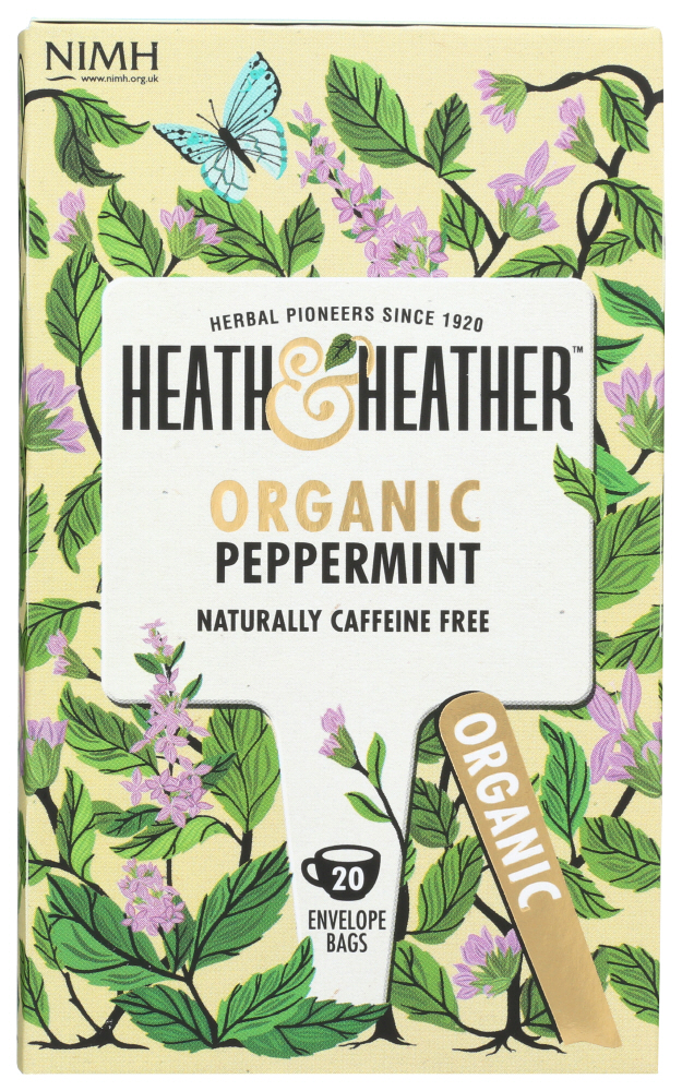 Heath & Heather Organic Peppermint Herbal Tea