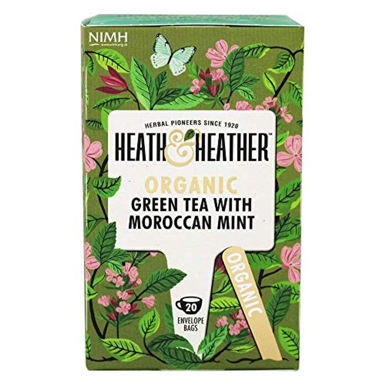 Heath & Heather Organic Green Tea With Moroccan Mint
