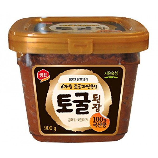 Sempio Premium Unpasteurized Non-Gmo Togul Soybean Paste, Doenjang 1.9