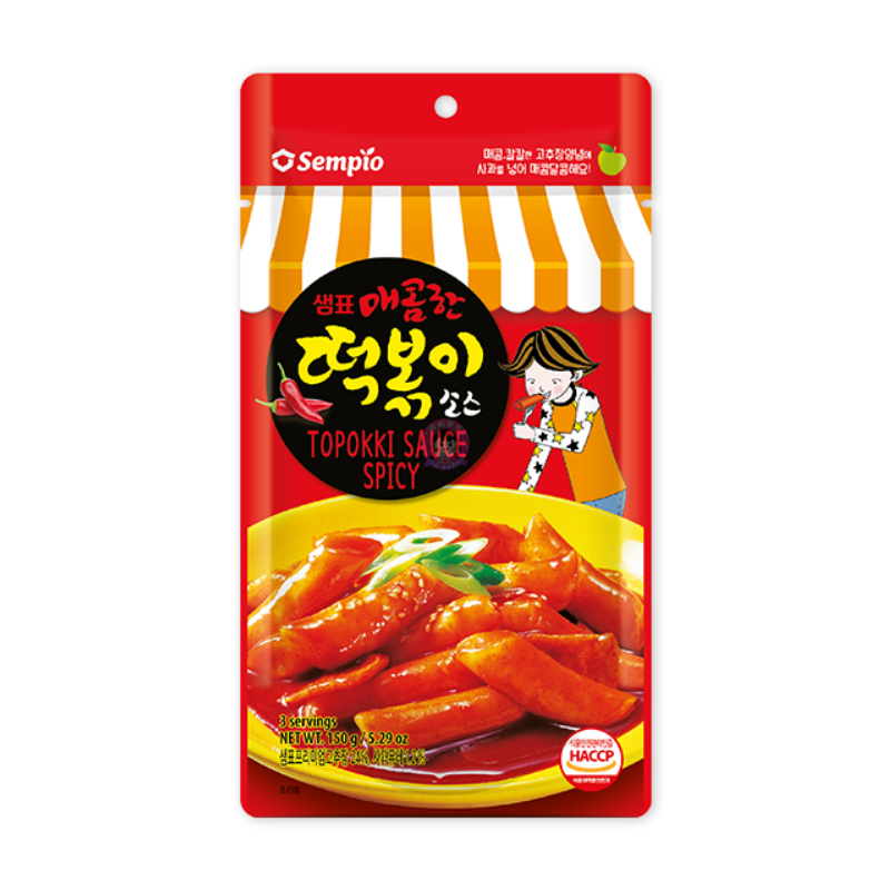 Sempio Topokki Tteokbokki Sauce Spicy, 150g