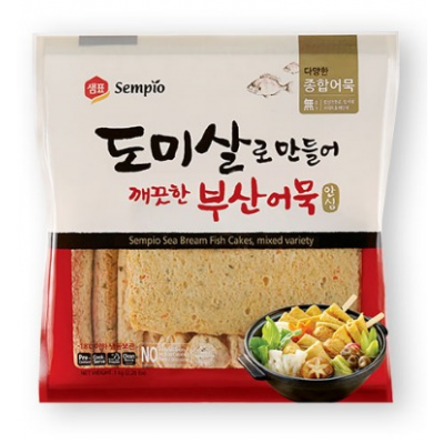 Sempio 샘표 도미살 깨끗한어묵 종합 1KG SAMPYO Snapper Fishcake