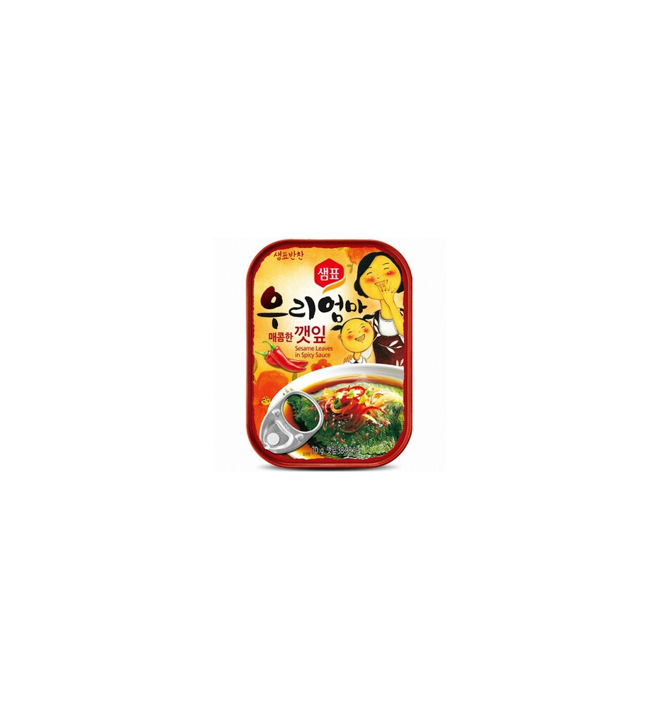 Sempio Canned Sesame Leaves In Spicy Sauce