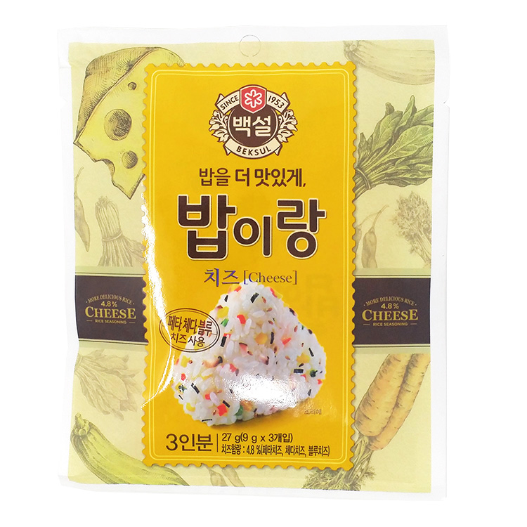CJ Beksul Rice Seasoning Mix Cheese 27 Gram