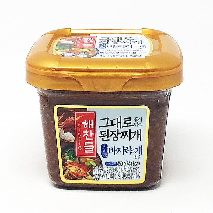CJ 해찬들 그대로 찌개된장 450G Soybean Paste