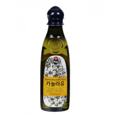 CJ 백설 카놀라유 500ml CANOLA OIL