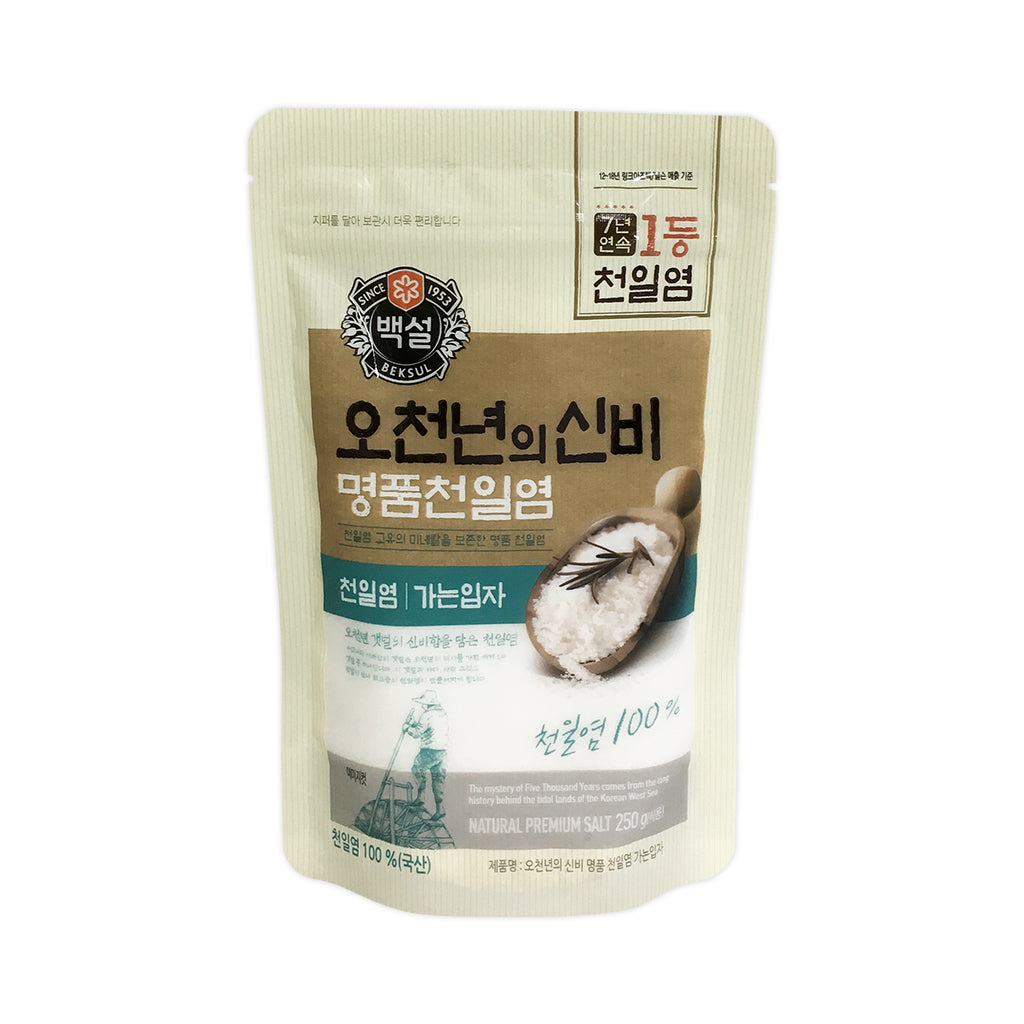 250g 백설) 천일염 오천년의신비 가는입자