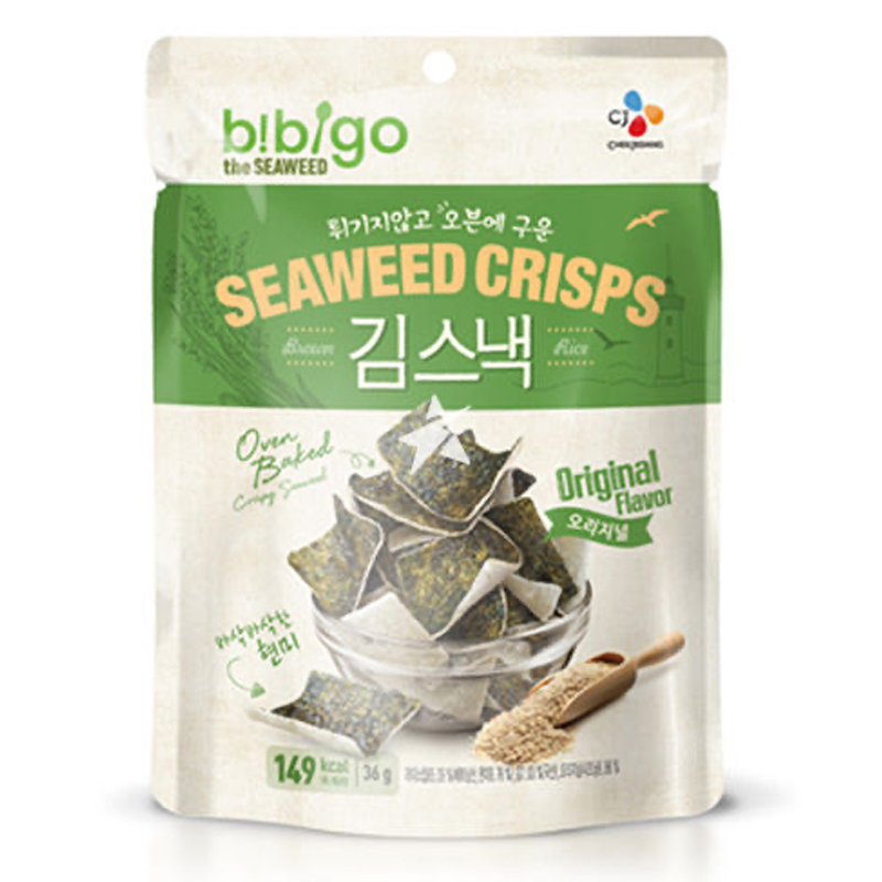 CJ Bibigo Seaweed Rice Crisps 20gr