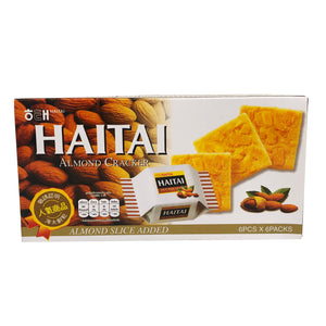 Haitai Cracker Almond 6 Packs 6.17oz